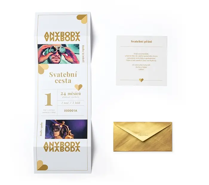 Gift voucher Honeymoon Luxurious